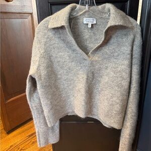 & Other Stories Mohair Collar Sweater